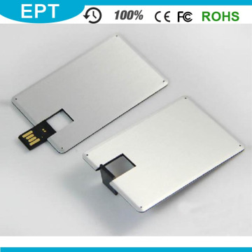 Kundenspezifisches Logo Bunte Metall Kreditkarte Form USB Pendrive (EP025)